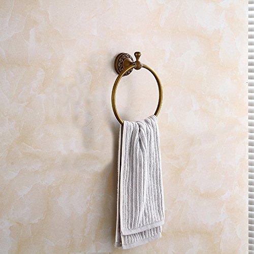Algopix Similar Product 3 - LHbox Tap Brass Towel Ring Antique