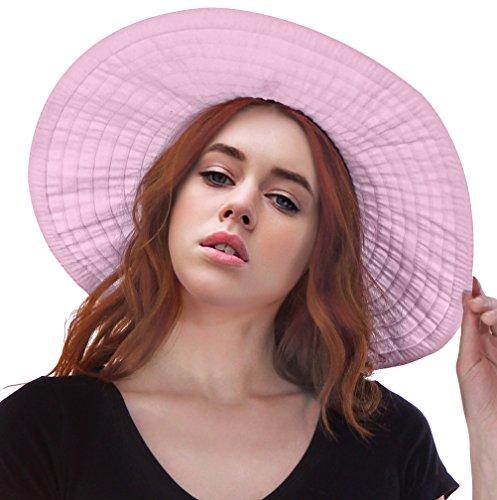Algopix Similar Product 14 - Women Lady Wide Brim Cap Hats UV