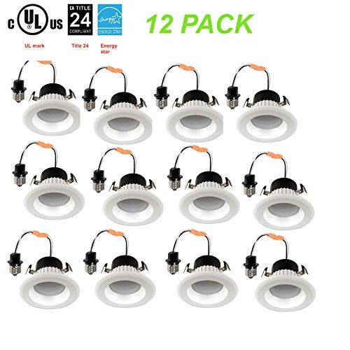 Algopix Similar Product 4 - R4B930WH 12 Pack 4 Baffle 11W LED
