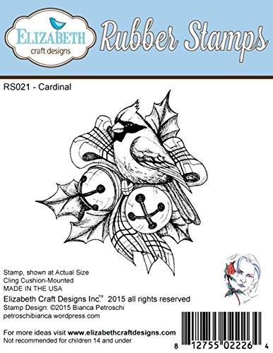 Algopix Similar Product 9 - Elizabeth Craft Designs Cardinal Cling