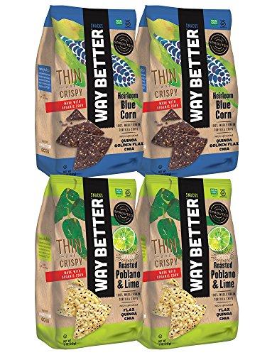 Algopix Similar Product 11 - Way Better Snacks Sprouted Whole Grain