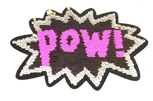 Algopix Similar Product 4 - 2 Sided Sequence,Sewing,Patch,Pow Design