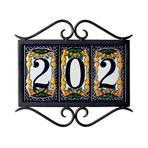 Algopix Similar Product 18 - Cuzco Address Plaque Size: 3-Tile
