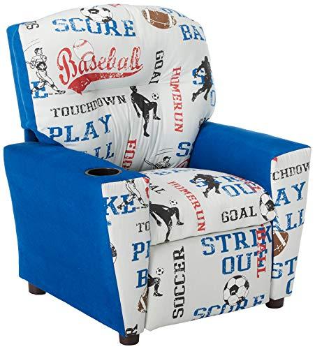 Algopix Similar Product 14 - Kidz World Sports Kids Recliner with