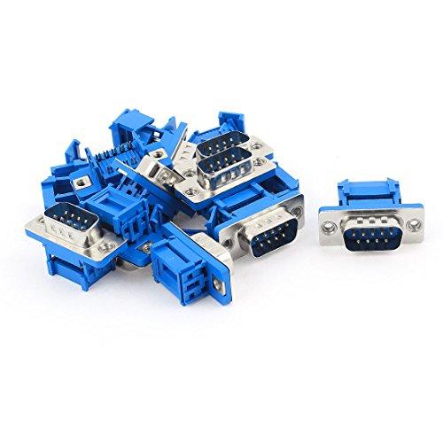 Algopix Similar Product 4 - uxcell 10pcs DSUB DB9 9 Pin Male IDC
