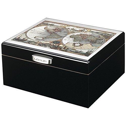 Algopix Similar Product 14 - Quest Products World Map Cigar Humidor