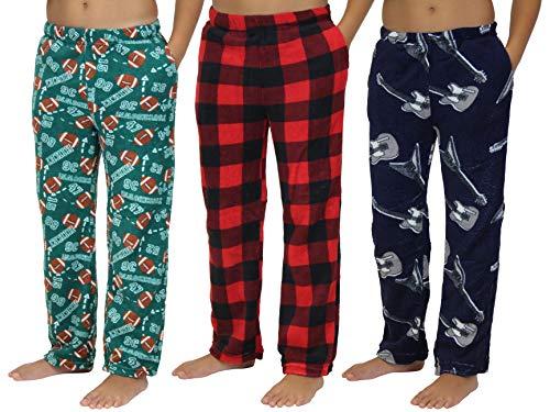 Algopix Similar Product 16 - Fleece Plush PJ Pajamas BottomsPants