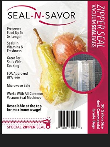 Algopix Similar Product 2 - Precut Resealable Vacuum Seal Bags