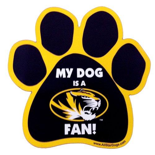 Algopix Similar Product 13 - NCAA Missouri Tigers Paw Print Car