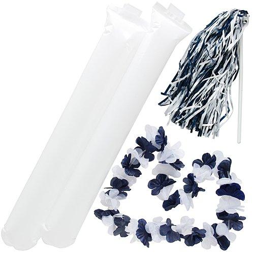 Algopix Similar Product 4 - Shindigz Navy Blue and White Fan Spirit