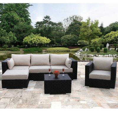 Algopix Similar Product 4 - Hudson 6 Piece Deep Seating Group with