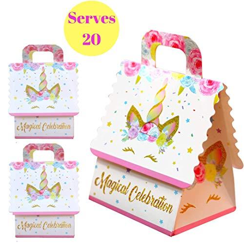 Algopix Similar Product 11 - Unicorn Party Favor Bags  Goodie Treat