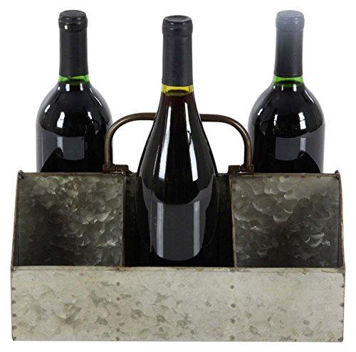 Algopix Similar Product 7 - Benzara Abe Metal Wine Holder