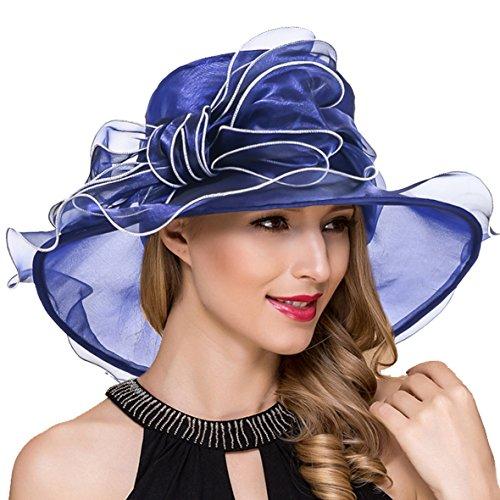 Algopix Similar Product 1 - Kentucky Derby Hats for Women Organza