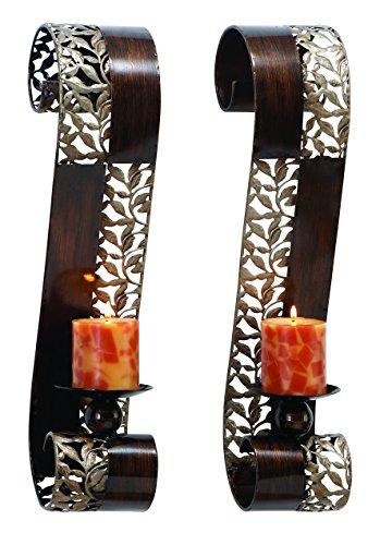 Algopix Similar Product 15 - Benzara Metal Sconce 21 by 4Inch Set