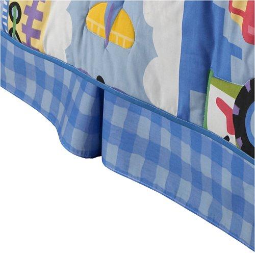 Algopix Similar Product 13 - Olive Kids Bedskirt Full, Blue