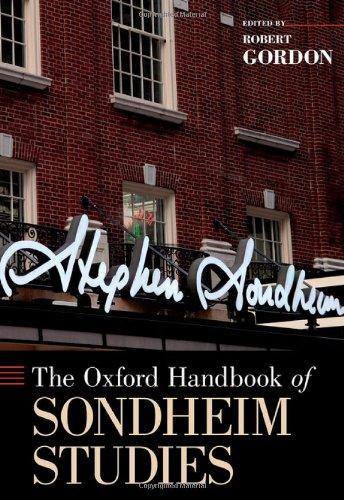 Algopix Similar Product 16 - The Oxford Handbook of Sondheim Studies