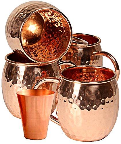 Algopix Similar Product 11 - Solid Copper Moscow Mule Copper Mugs