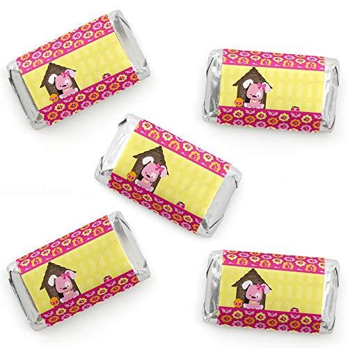 Algopix Similar Product 10 - Girl Puppy Dog  Mini Candy Bar Wrapper