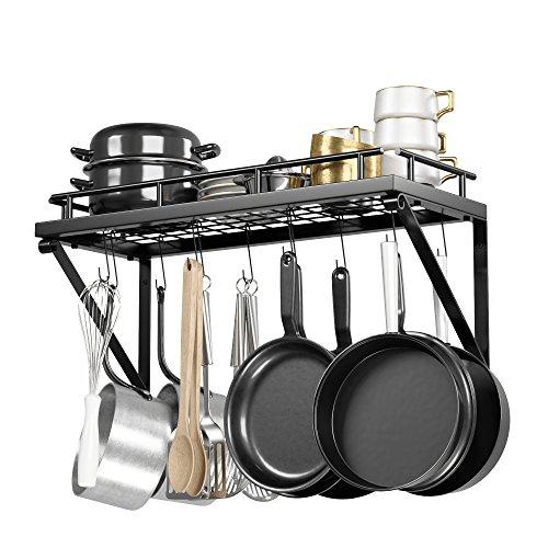 Algopix Similar Product 20 - Pot Rack Organizer with Upgraded