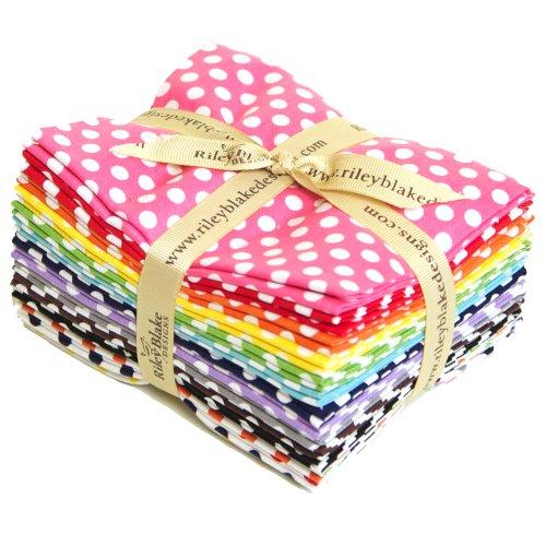 Algopix Similar Product 16 - Cotton Small Dots Fat Quarter Bundle By