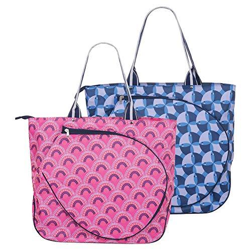 Algopix Similar Product 4 - All for Color Tennis Tote (Blue Rattan)