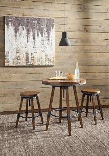 Algopix Similar Product 18 - Benzara BM168126 Round Bar Table Brown