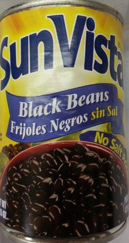 Algopix Similar Product 5 - Sun Vista Black Beans No Salt 15 Ounce