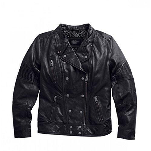 Algopix Similar Product 1 - H-D Waxed Lambskin Leather Jacket - L