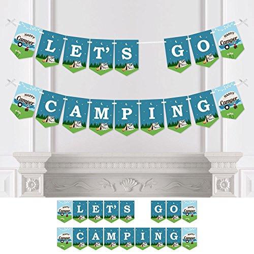 Algopix Similar Product 18 - Big Dot of Happiness Happy Camper 