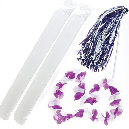 Algopix Similar Product 9 - Shindigz Purple  White Fan Gear Spirit
