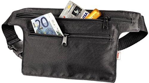 Algopix Similar Product 4 - Hama Travel Money Belt Black [128788]