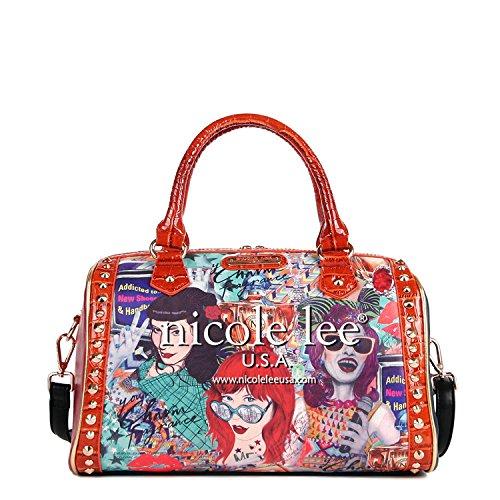 Algopix Similar Product 6 - Nicole Lee Shelby Retro PRINT BOSTON