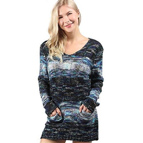 Algopix Similar Product 7 - London Rag Textured Multi Color Sweater