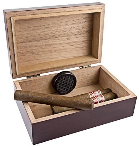 Algopix Similar Product 9 - Scorch Torch Travel 10 Cigar Humidor