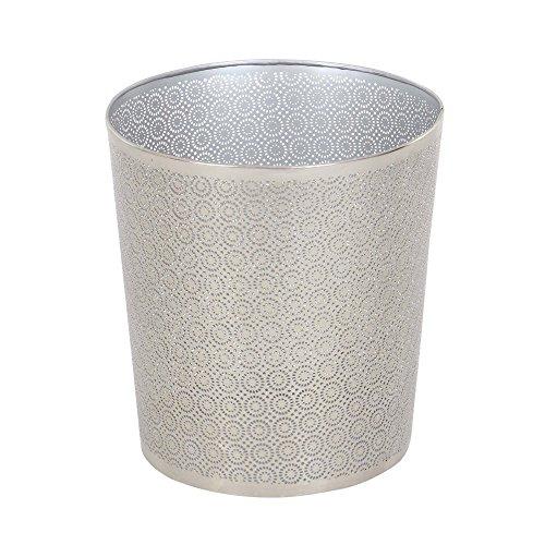 Algopix Similar Product 10 - Benzara Durable Metal Waste Can in