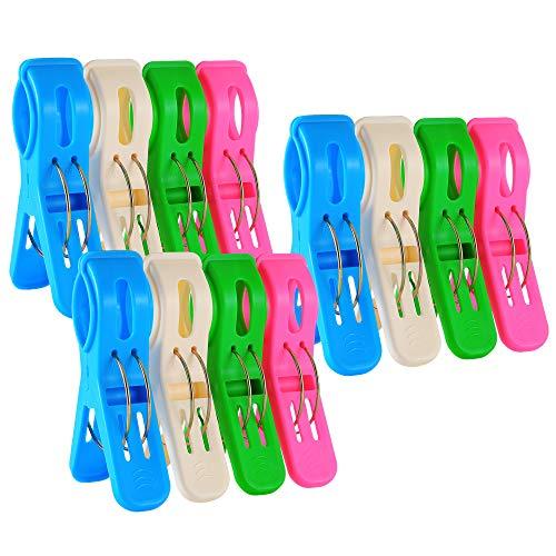 Algopix Similar Product 5 - IPOW 12 Pack Updated Towel Clips