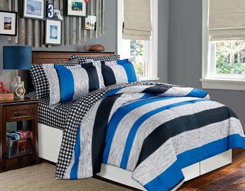 Algopix Similar Product 2 - US Polo Assn 5Piece Bold Stripe Bed