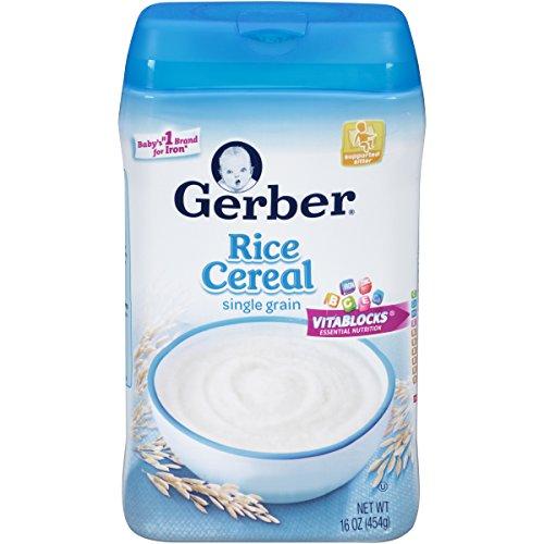 Algopix Similar Product 9 - Gerber Baby Cereal SingleGrain Rice