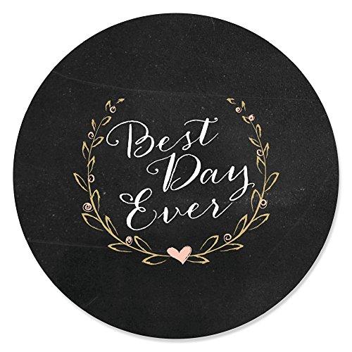 Algopix Similar Product 10 - Best Day Ever  Bridal Shower Circle