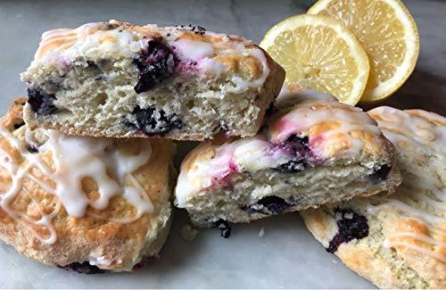 Algopix Similar Product 5 - Tart Lemon and Fresh Blueberry Scones