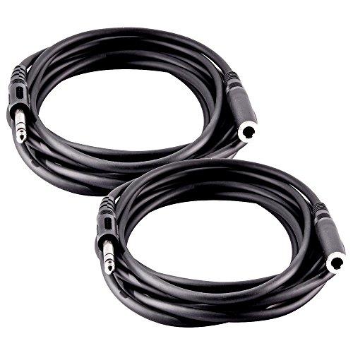 Algopix Similar Product 12 - Seismic Audio Pair of 12 Foot Headphone