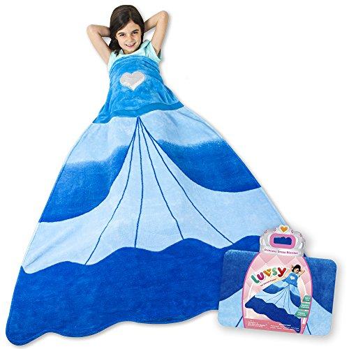 Algopix Similar Product 4 - Luvsy Princess Dress Blanket  Throw
