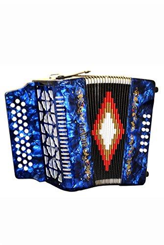 Algopix Similar Product 3 - Full Size 31 Button Blue Diatonic