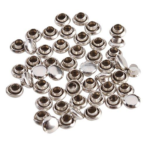 Algopix Similar Product 15 - 50 Sets Round Rivets Rapid Studs 4mm