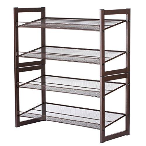 Algopix Similar Product 18 - Rackaphile 4Tier Metal Mesh Utility
