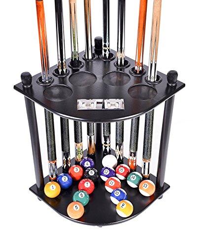 Algopix Similar Product 5 - Iszy Billiards Color Black Cue Rack