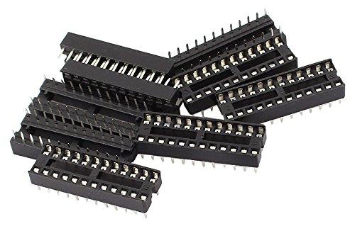 Algopix Similar Product 1 - Uxcell 254 mm 2 Row 24 Pin Solder