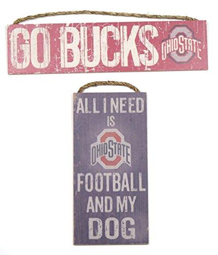 Algopix Similar Product 10 - Ohio State Bucks wall decor 2 piece
