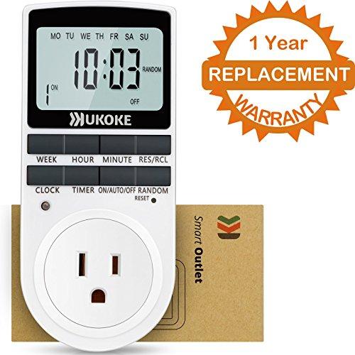 Algopix Similar Product 18 - Timer Outlet UKOKE 7 Day Electrical